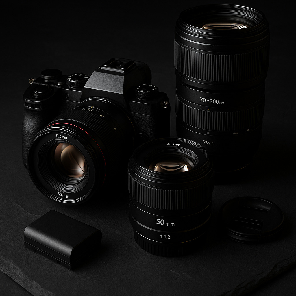 PhoBro professional camera and lenses