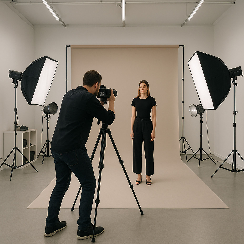 PhoBro professional camera in studio setup